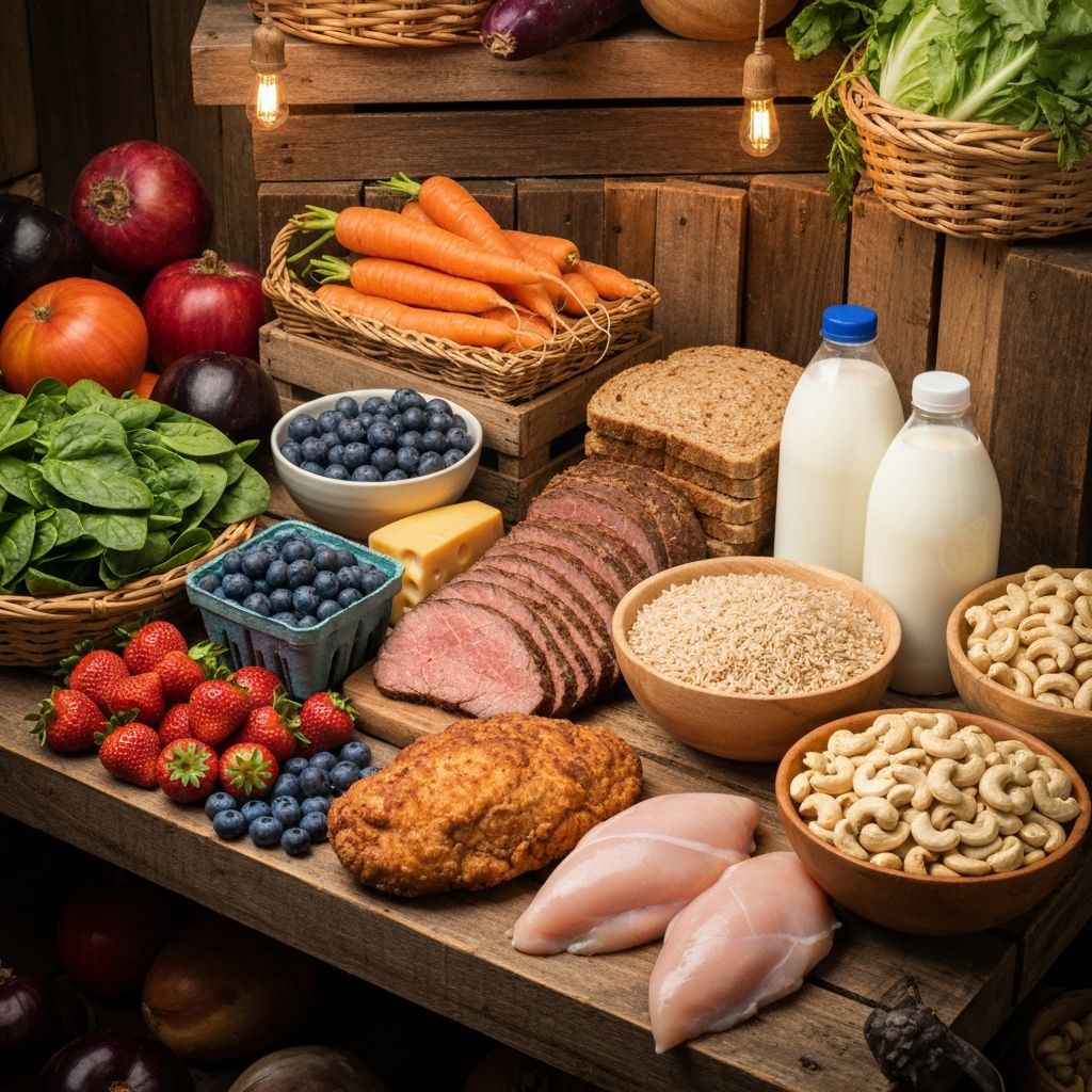 Grupos de alimentos variados